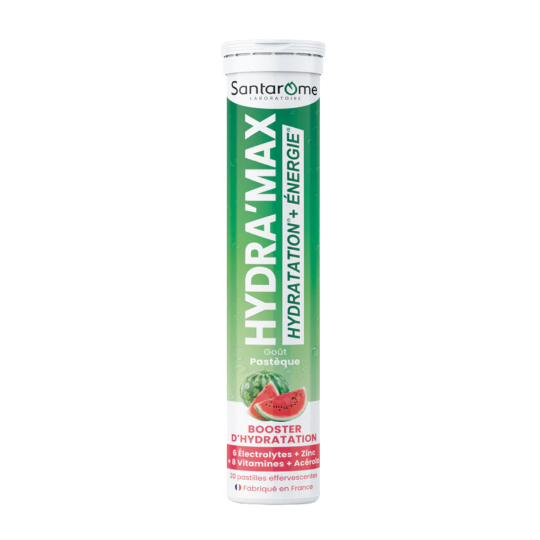 Santarome Hydramax Pastèque Pastilles Effervescentes 20 unités