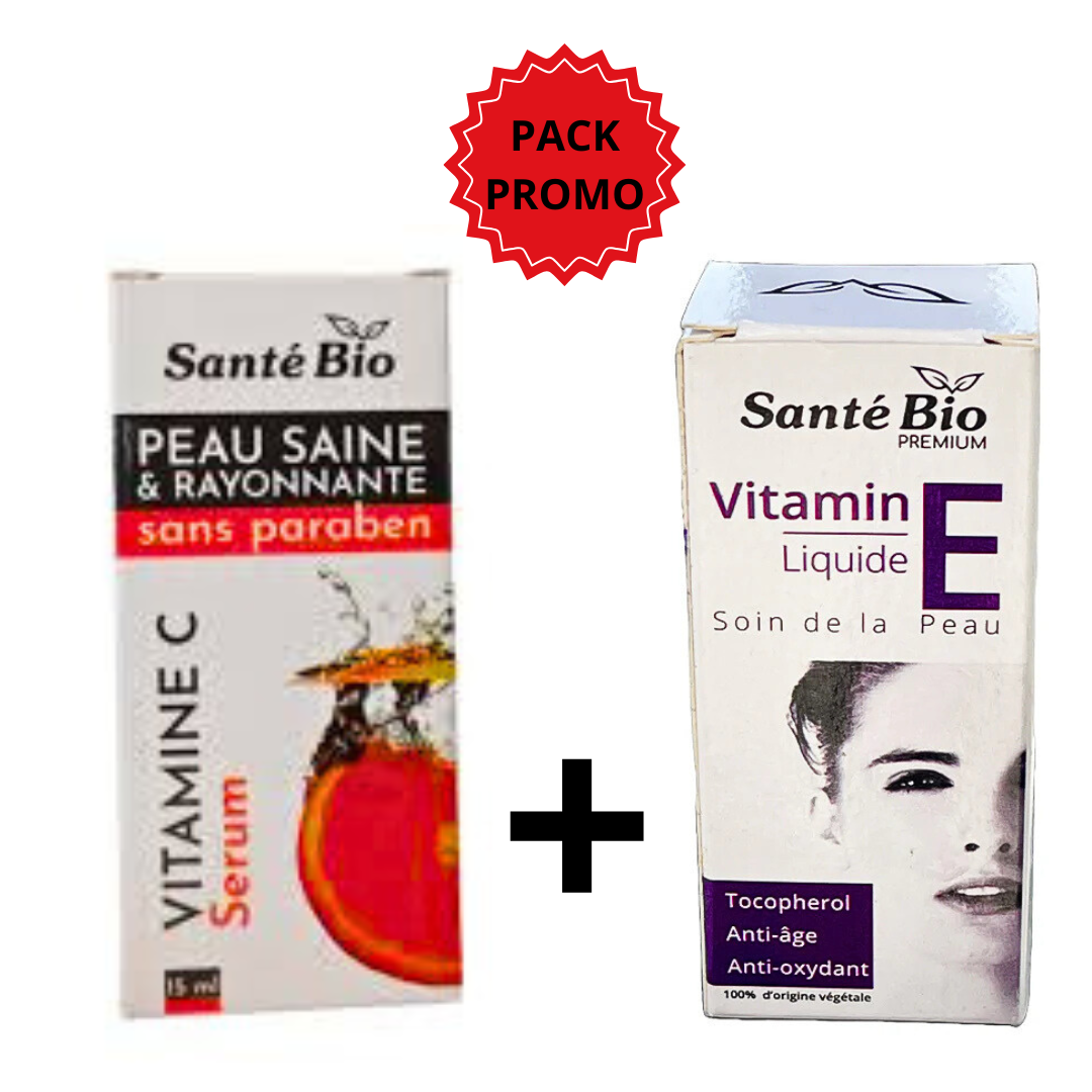 SANTE BIO Duo Pack Sérum Vitamine C 15ml + Sérum Vitamine E