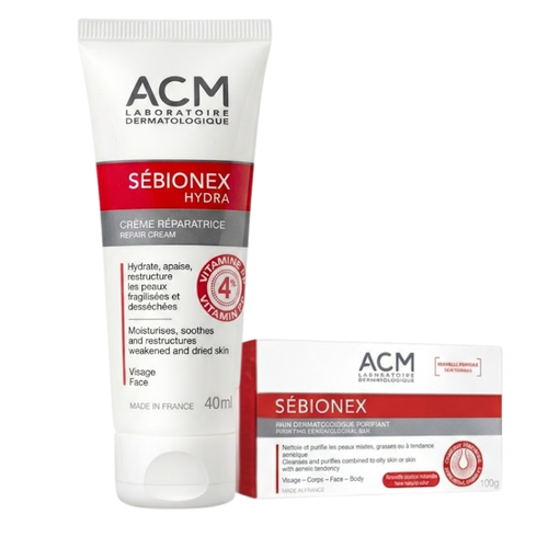 ACM Sebionex Hydra Creme Reparatrice+Pain Dermato Purifiant