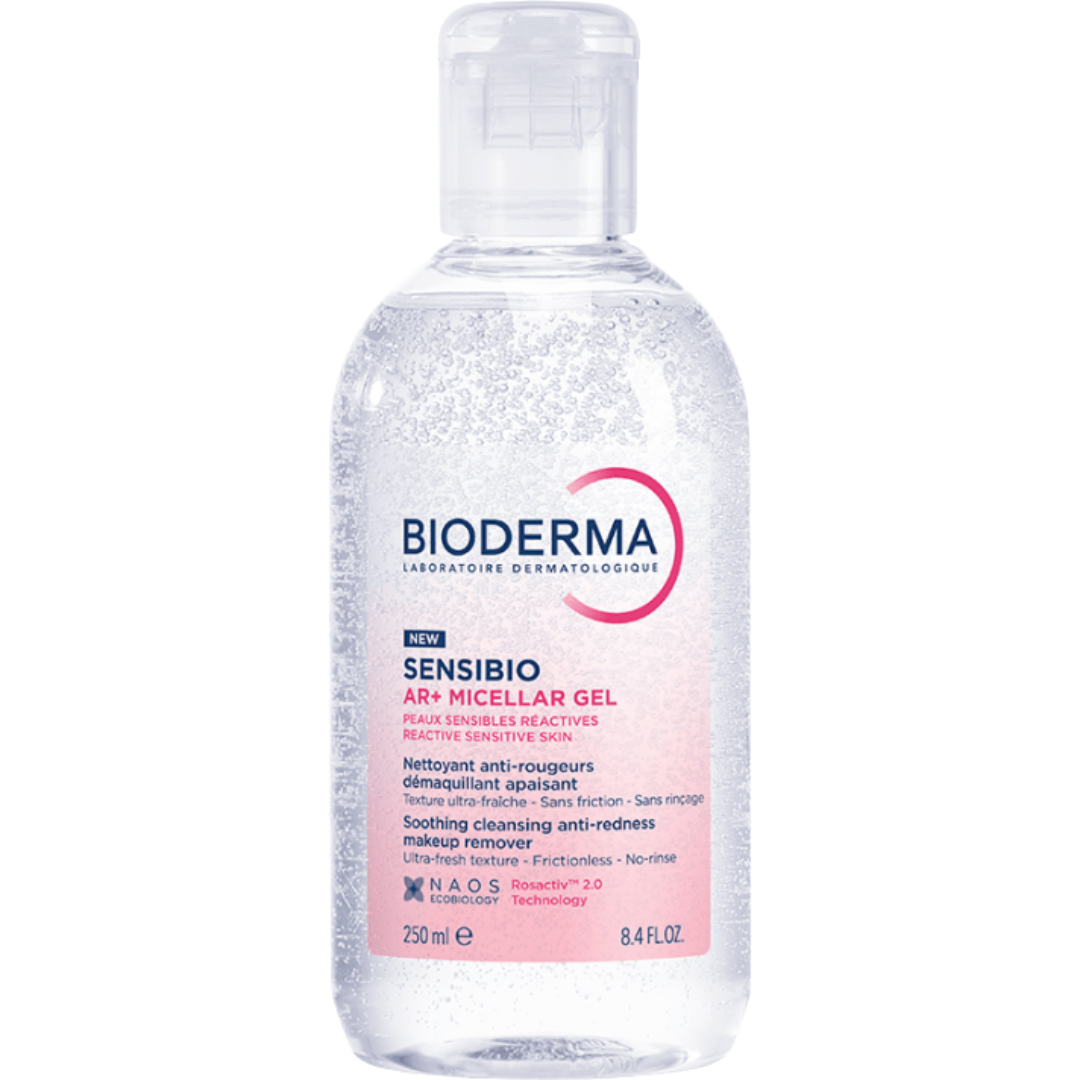 Bioderma Sensibio AR+ Gel Micellaire 250ml — nettoyant apaisant peau sensible rougeurs