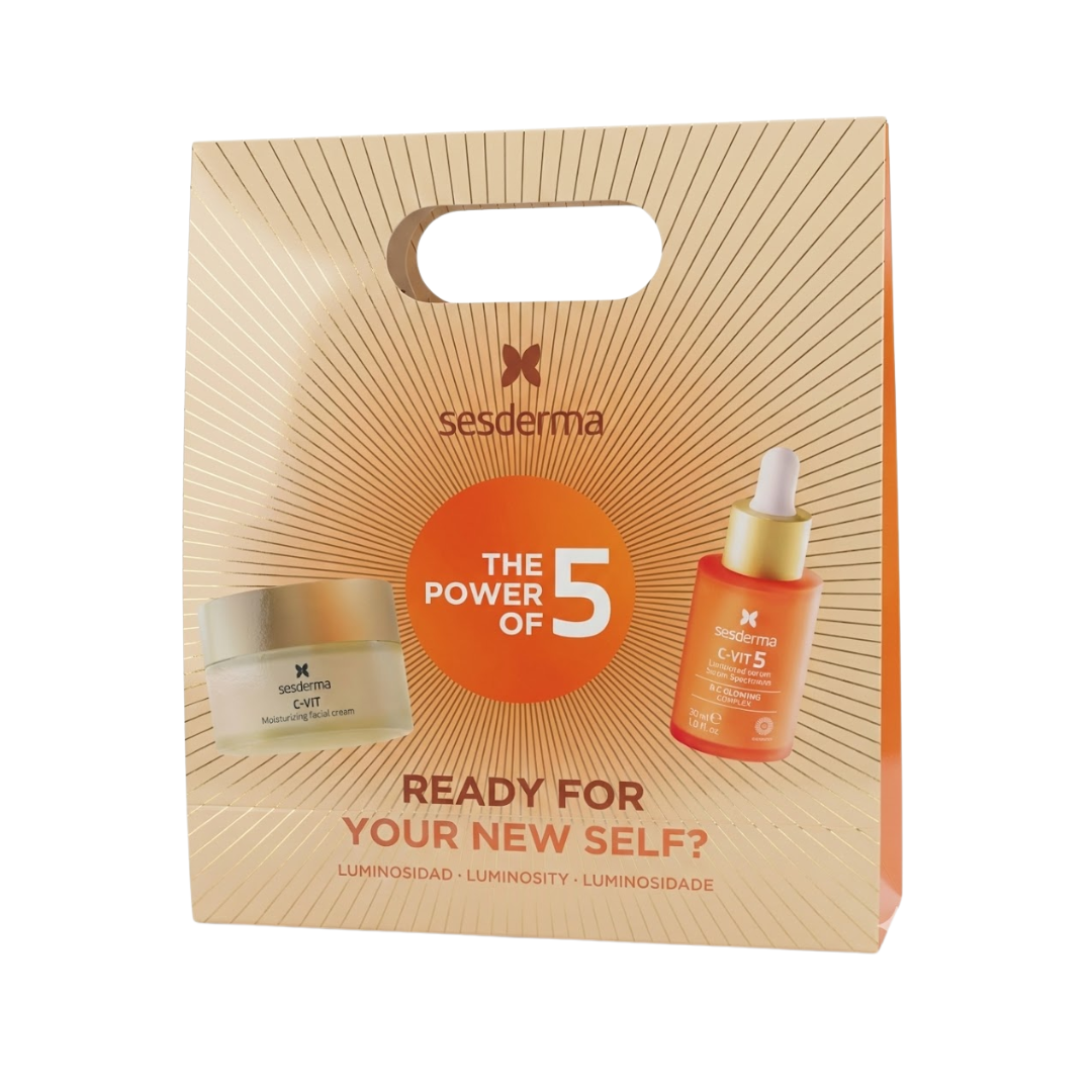 Sesderma Coffret C-Vit Sérum 30ml + Fluide Radiance 50ml - Éclat & Antioxydant