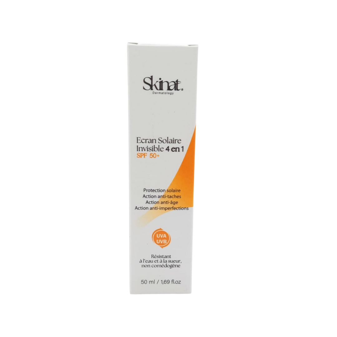 KIN Skinat Crème Solaire Invisible 4en1 SPF50+ 50ml
