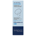 Skinence Sérum Hyaluron 2% + B5 30 ml, boîte bleu clair et marine, sérum hydratant jour et nuit