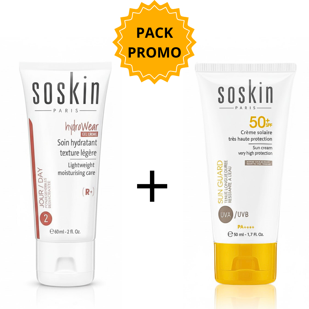 Soskin Duo SPF50+ Crème Invisible + Hydrawear