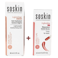 Soskin Hydrawear Duo Soin Hydratant Fluide + Hydraglow Baume Lèvres