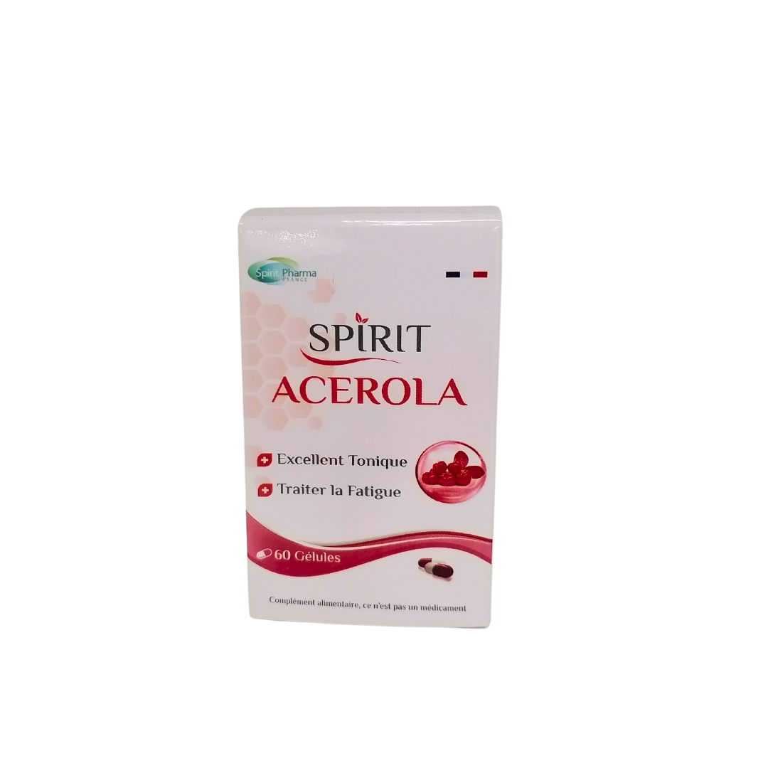 Spirit Acérola 60 Gélules Vitamine C Naturelle