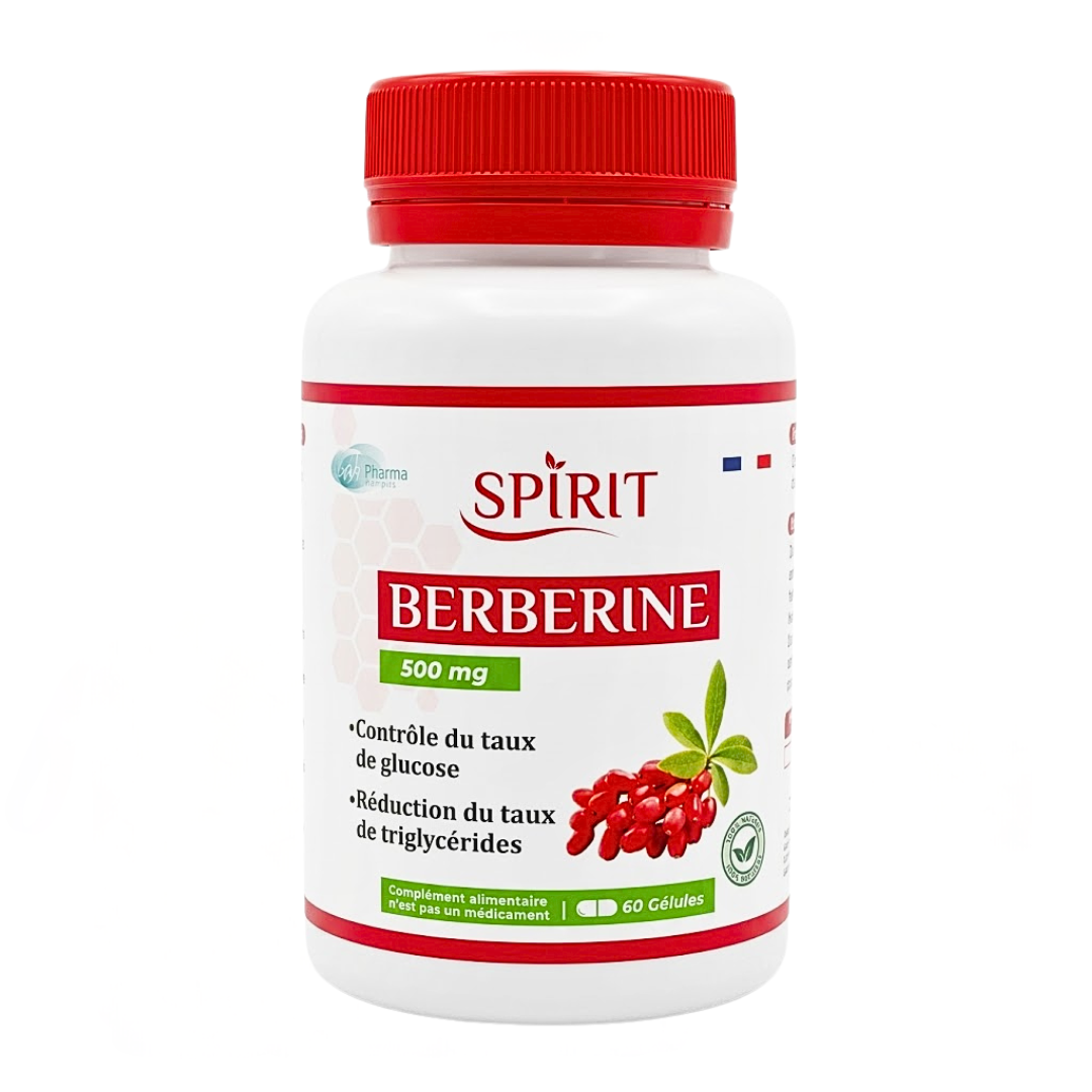 Spirit Berbérine 500mg 60 Gélules