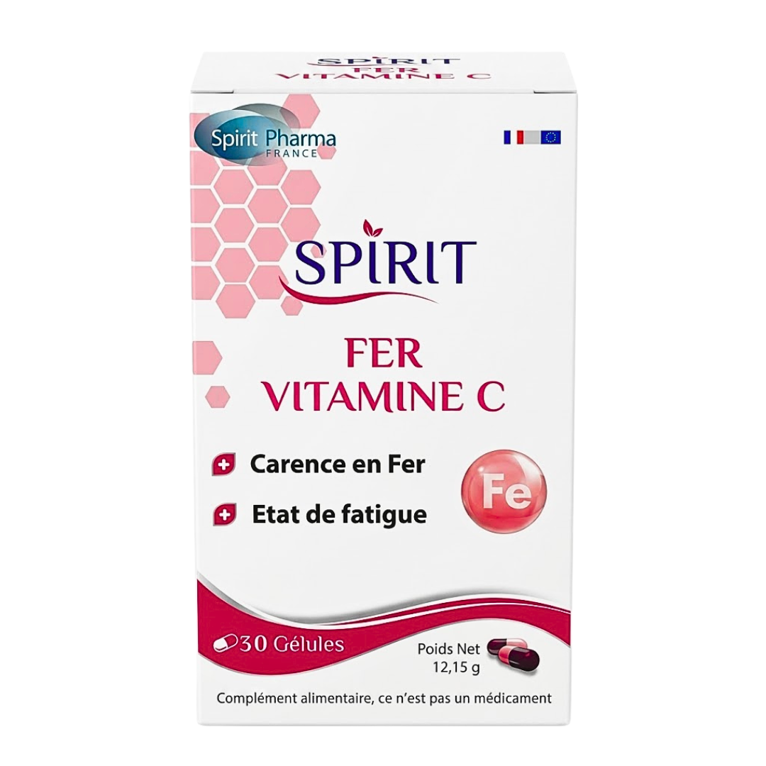 Spirit Fer Vitamine C 60 Gélules