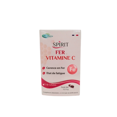 Spirit - Fer & Vitamine C 30 Gélules