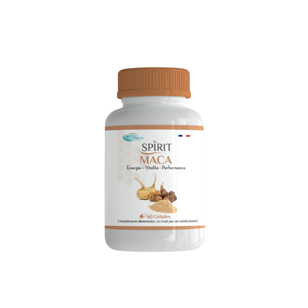 Spirit Maca 60 Gélules Énergie et Vitalité