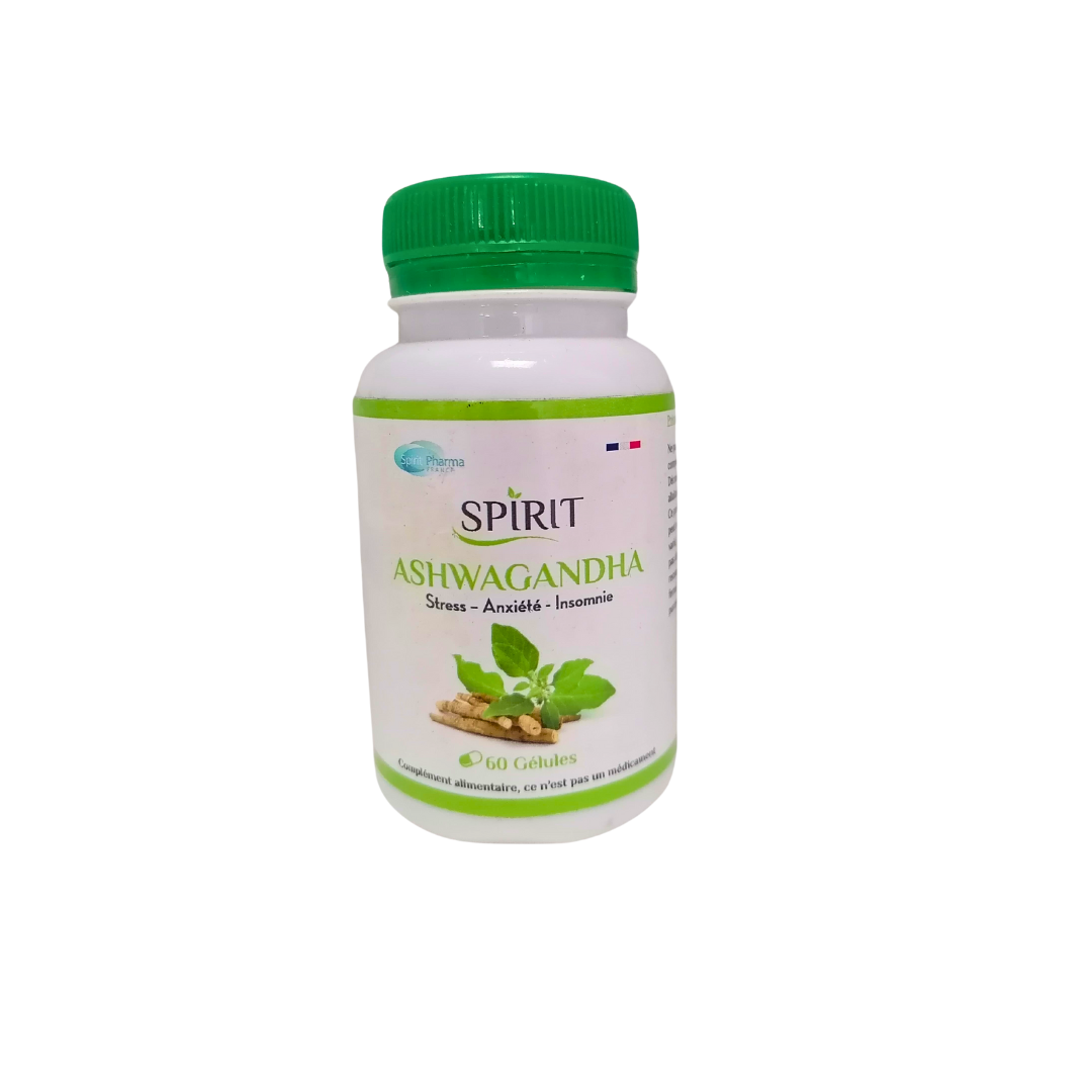 Spirit Ashwagandha 60 Gélules Adaptogène Anti-stress
