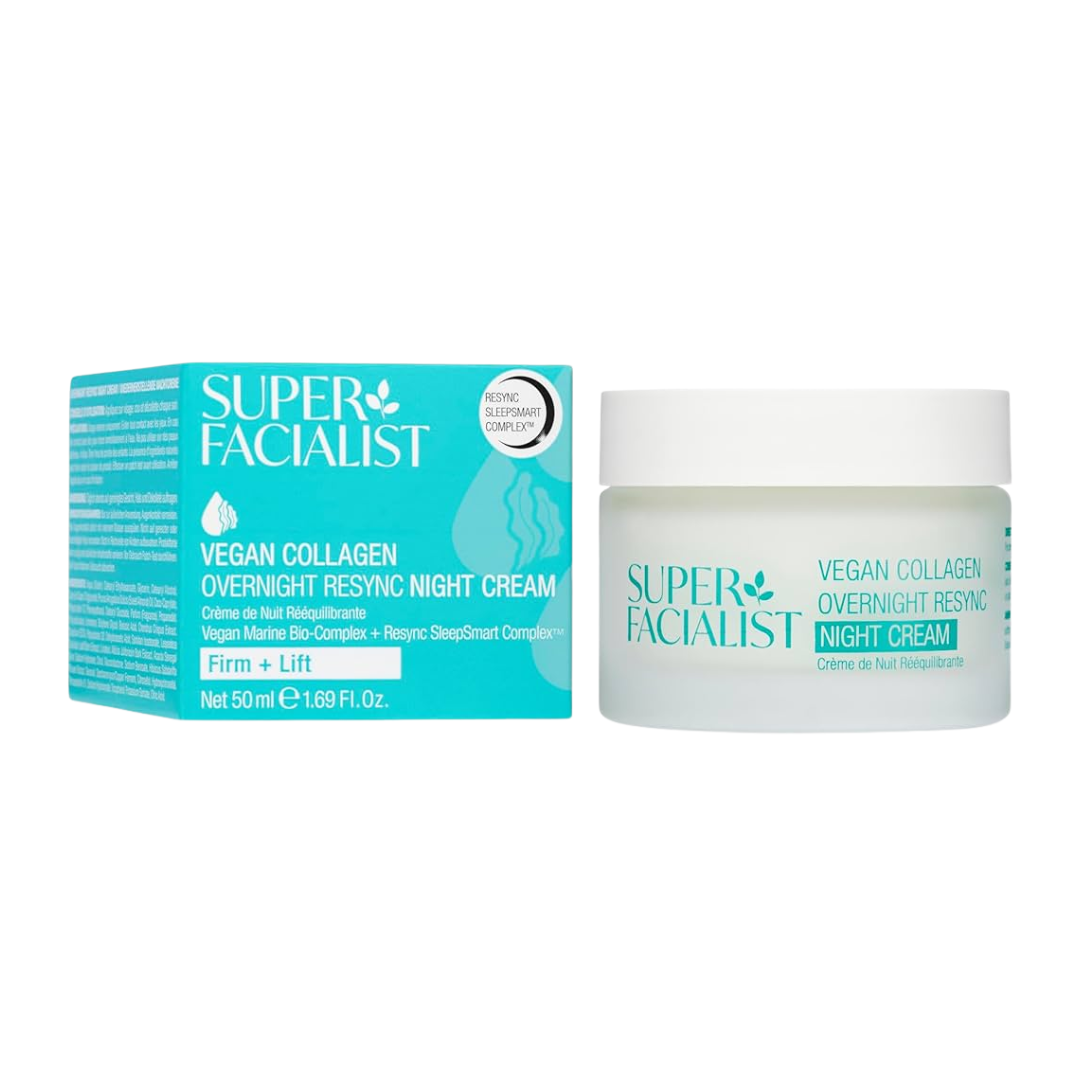 Super Facialist - Vegan Collagen Crème de Nuit Fermeté Overnight Resync 50ml