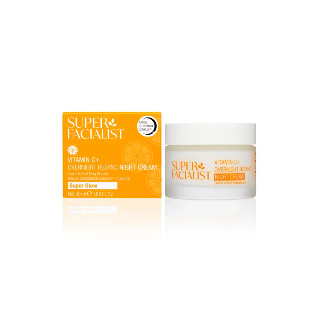 Super Facialist - Vitamin C+ Crème de Nuit Éclat Overnight Resync 50ml