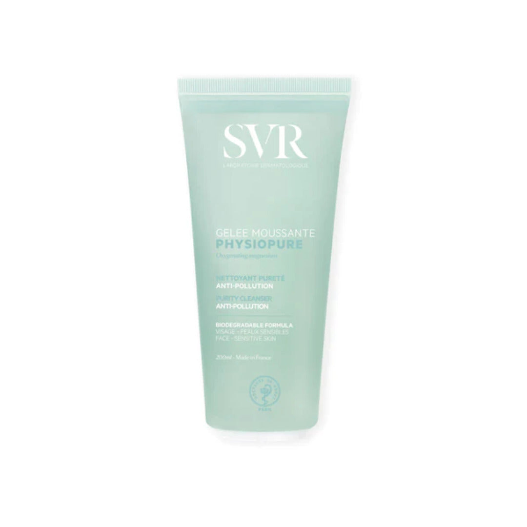 SVR Physiopure Gelée Moussante Nettoyante Anti-Pollution 200ml - ParaSmart Maroc
