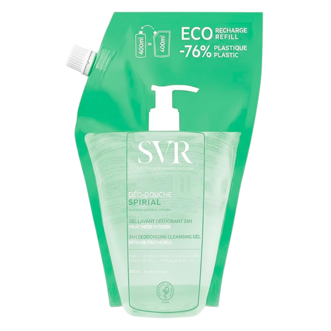 SVR Spirial Deo Douche Recharge Gel Douche Déodorant 400ml