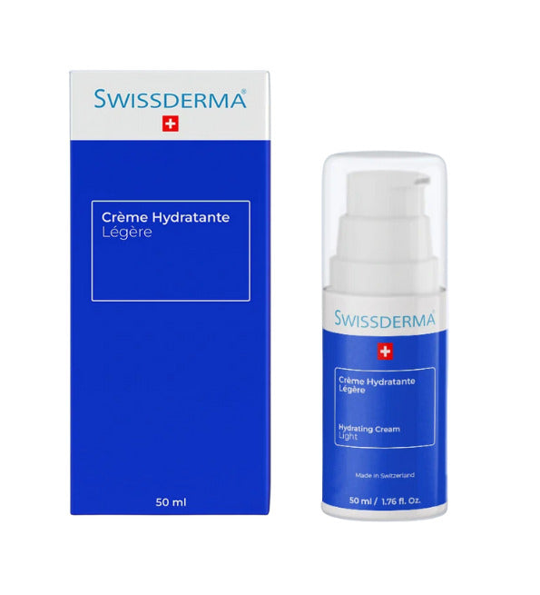 SWISSDERMA Crème Hydratante Légère Visage 50ml