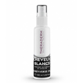 Theraderm spray cheveux blancs Greyverse 2 %, flacon spray blanc et noir