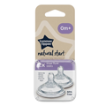 Tommee Tippee - Tétines Natural Start Débit Lent 0m+ x2