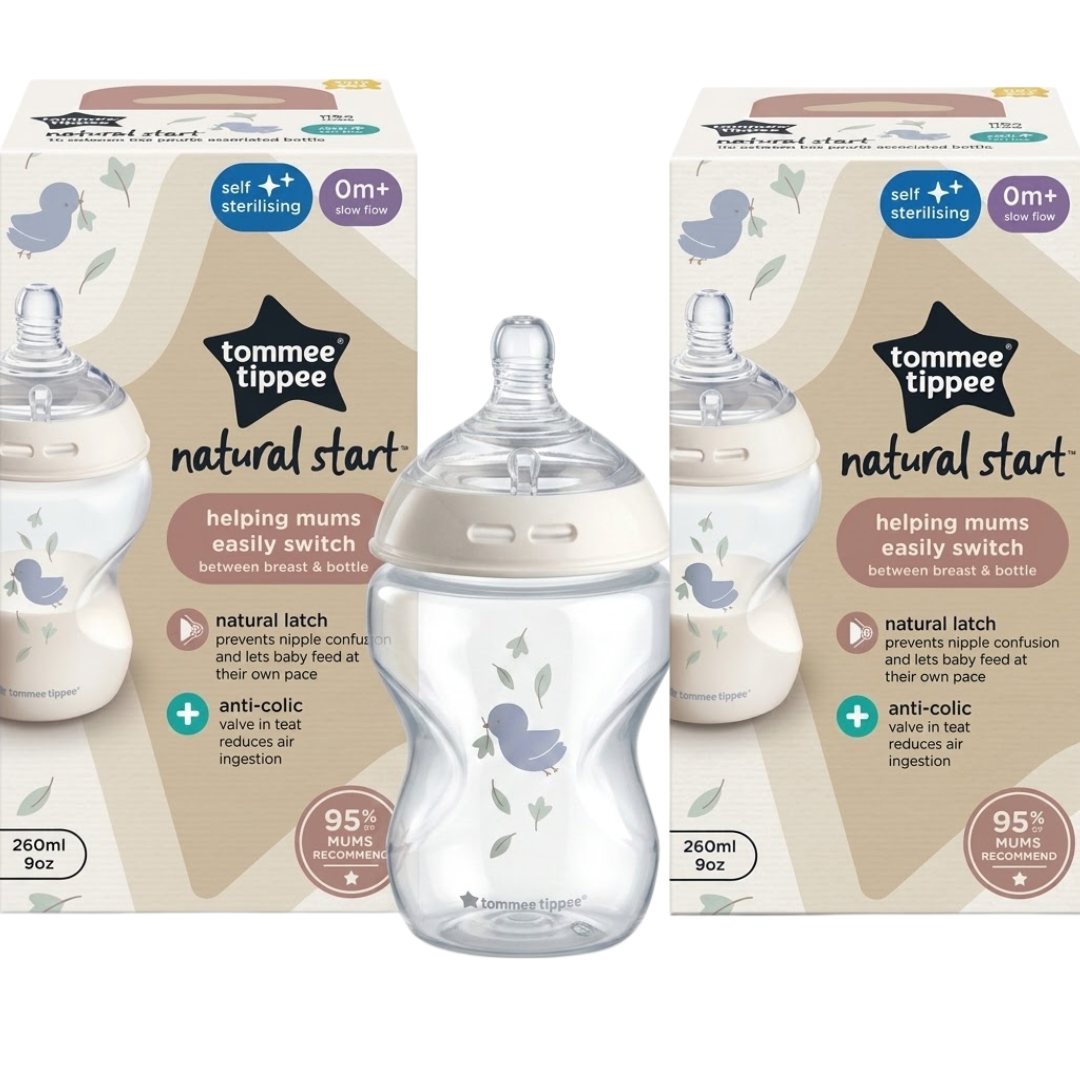 Tommee Tippee - Biberons Natural Start 260 ml 0m+ Lot de 2