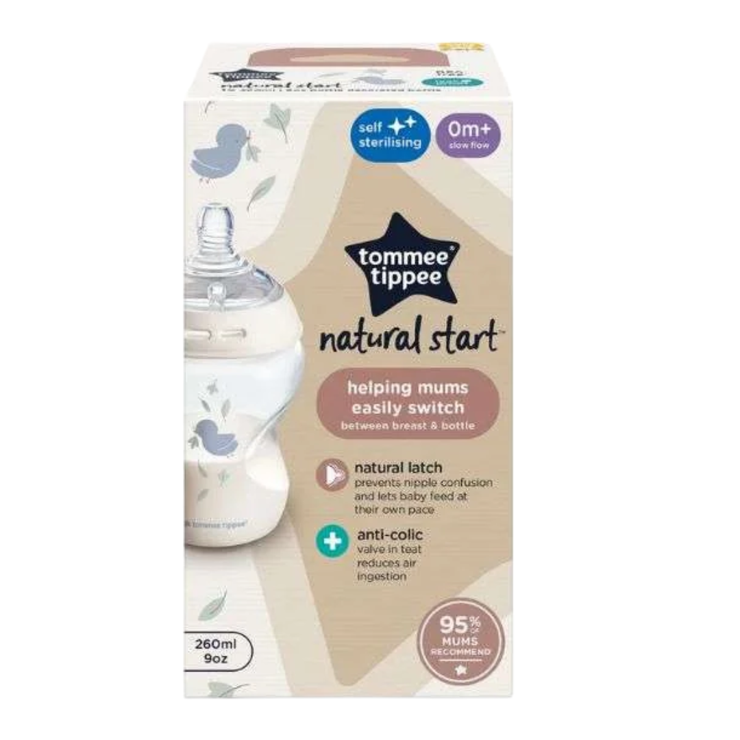 Tommee Tippee - Biberon Natural Start Décor 260 ml 0m+