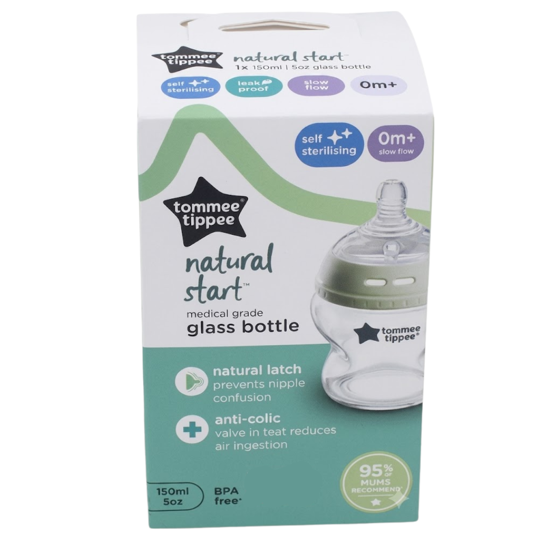 Tommee Tippee - Biberon en Verre Natural Start 150 ml 0m+