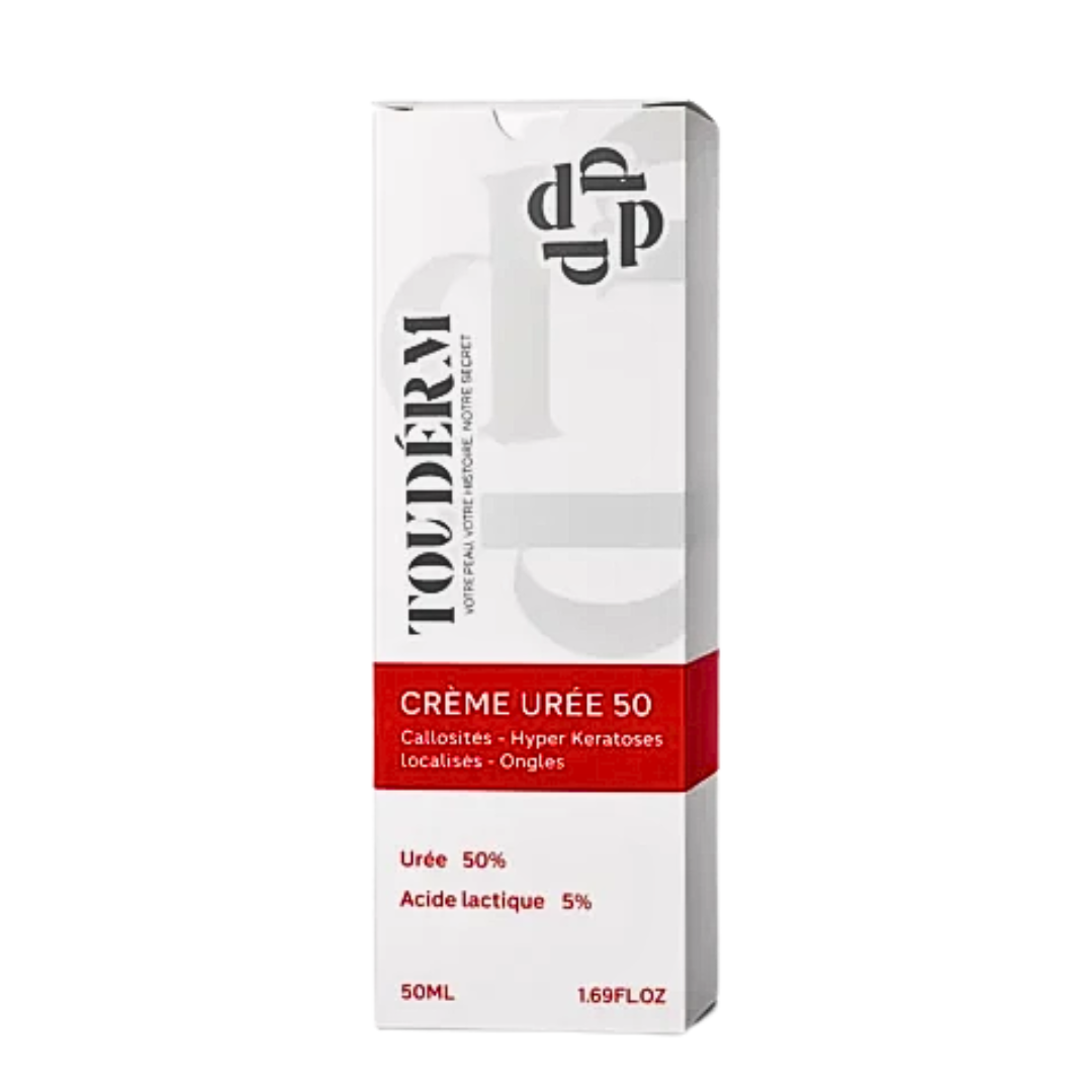 Touderm Crème Urée 50% لمسامير اللحم وفرط التقرن 50 مل