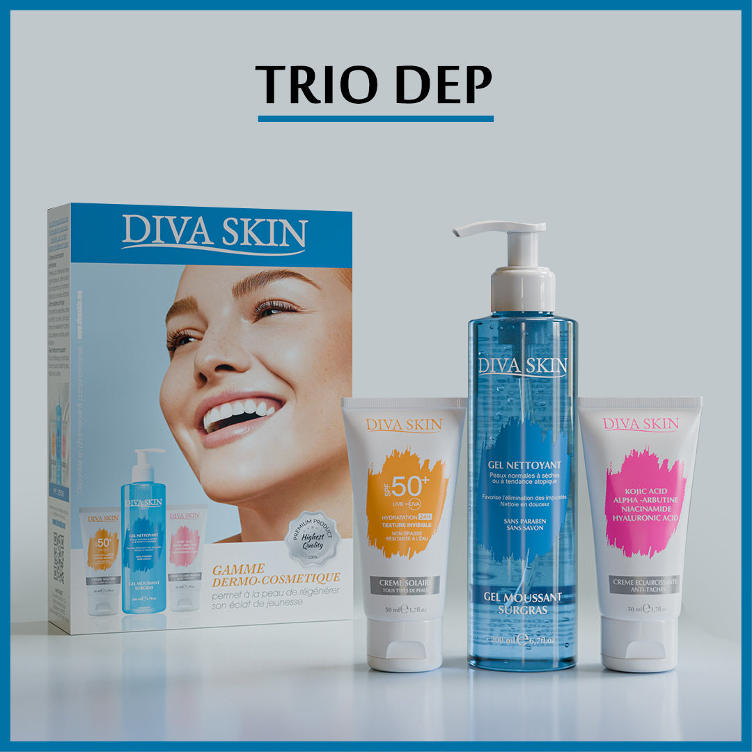 KIN Pack Anti-Taches Crème + Gel + Écran Visage