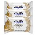 Ultra Compact Lingettes Ottoman 20Pieces x 3 Pack