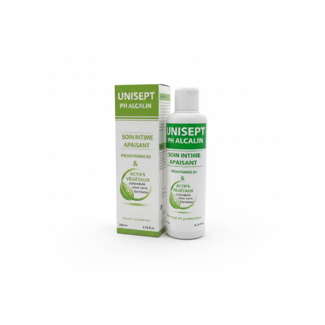 LCA Unisept pH Alcalin Soin Intime Apaisant 200ml