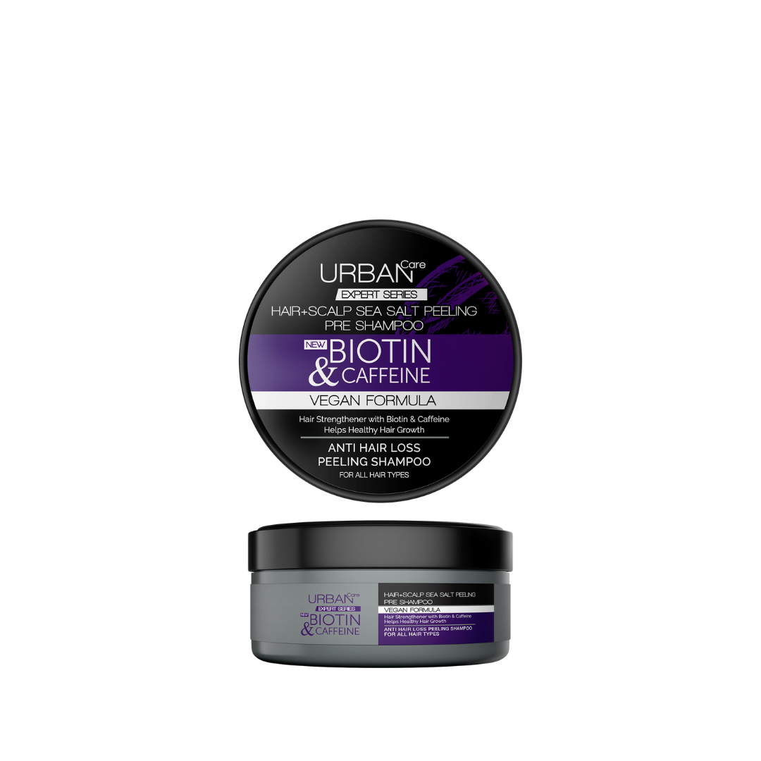 Urban Care Biotin & Caféine Sea Salt Peeling Cheveux 200g