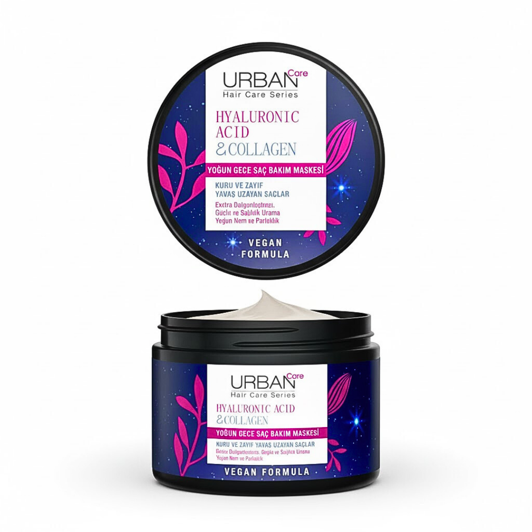 Urban Care Hyaluronic Acid & Collagen Night Mask قناع ليلي مرطب للوجه بحمض الهيالورونيك والكولاجين