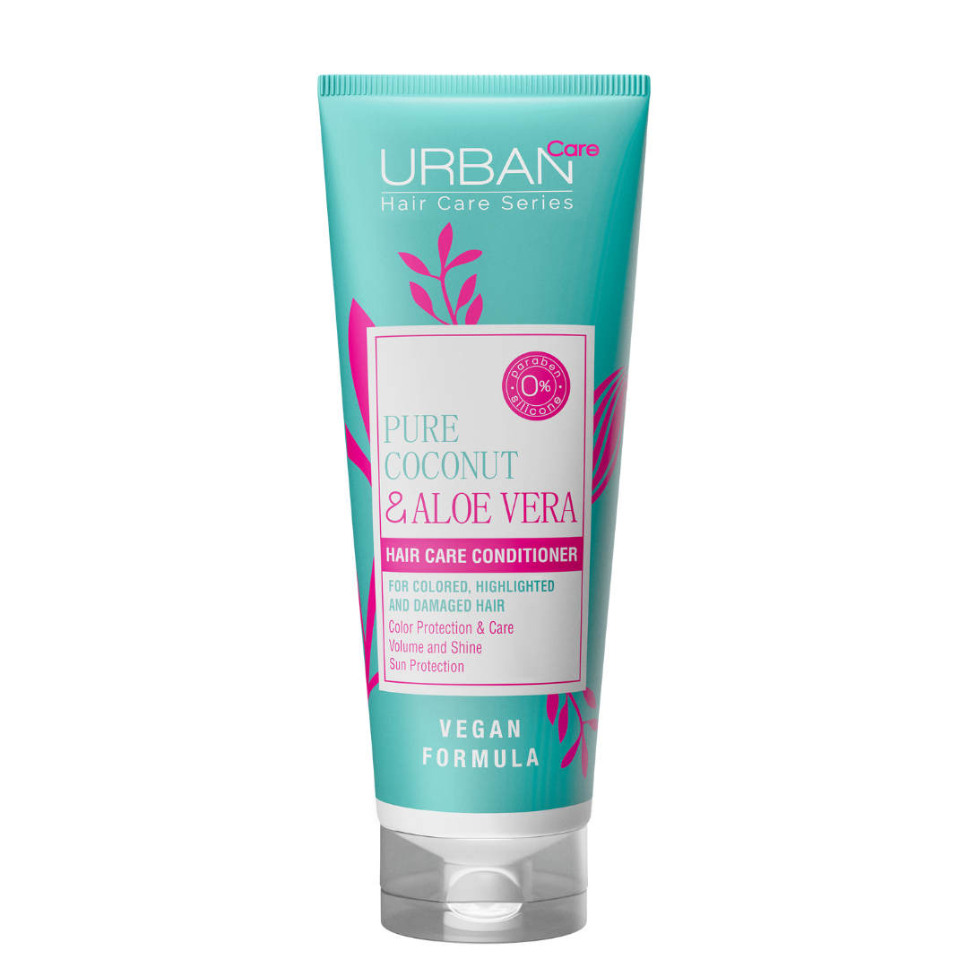 Urban Care بلسم بجوز الهند والصبار النقي للشعر المصبوغ 250 مل