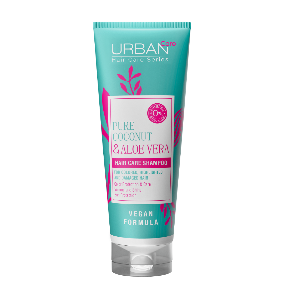 Urban Care Pure Coconut & Aloe Vera شامبو حماية لون الشعر 250 مل