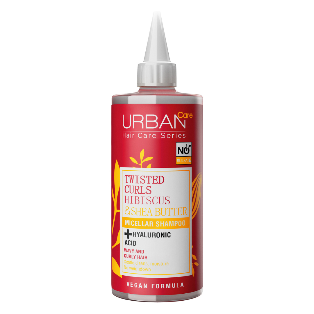 Urban Care Twisted Curls شامبو ميسيلار بالكركديه وزبدة الشيا