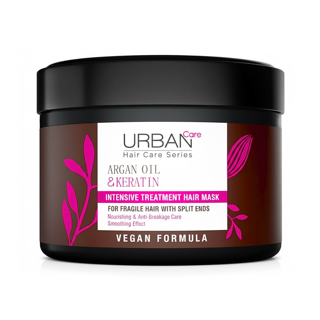 ماسك الشعر المكثف بزيت الأرغان والكيراتين من Urban Care