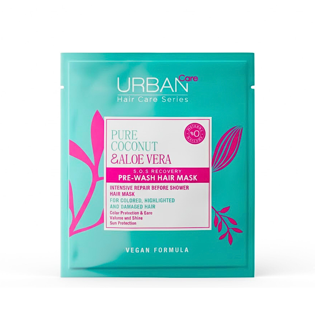 Urban Care Pure Coconut & Aloe Vera Hair Mask قناع الشعر 50 مل