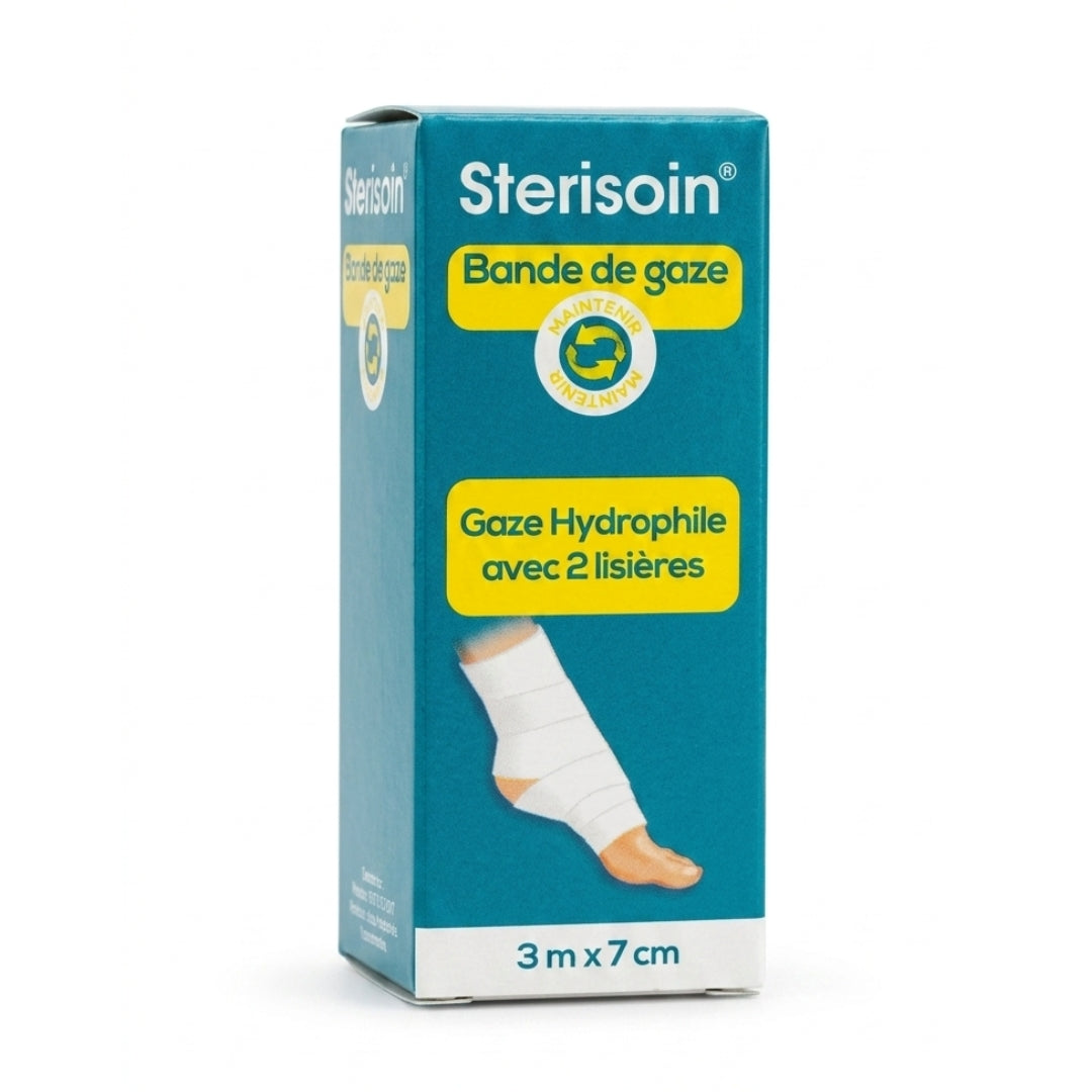 Urgo Bande de Gaze Stérile Stérisoin 3m x 7cm