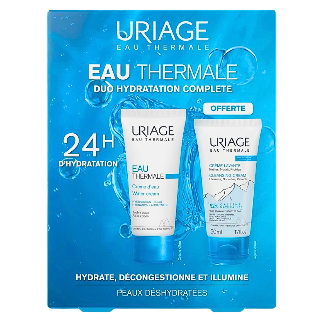 Uriage Eau Thermal Creme D'eau 40ml+Creme Lavante 50ml Offer