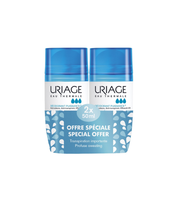Uriage Eau Thermale Déodorant Puissance 2x50ml