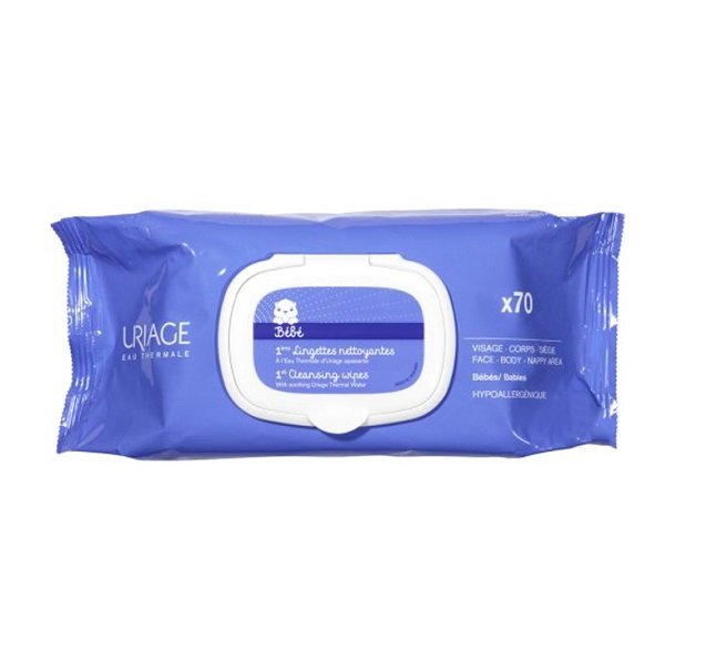 Uriage Bébé 1ères Lingettes Nettoyantes 70
