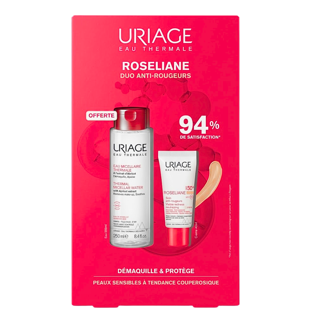 Uriage Roseliane Soin Anti-Rougeurs Tres.Claire 40ml+Eau Mic