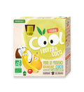 VITABIO Cool Fruits Pomme Poire Banane Lait de Coco 4 x 90g