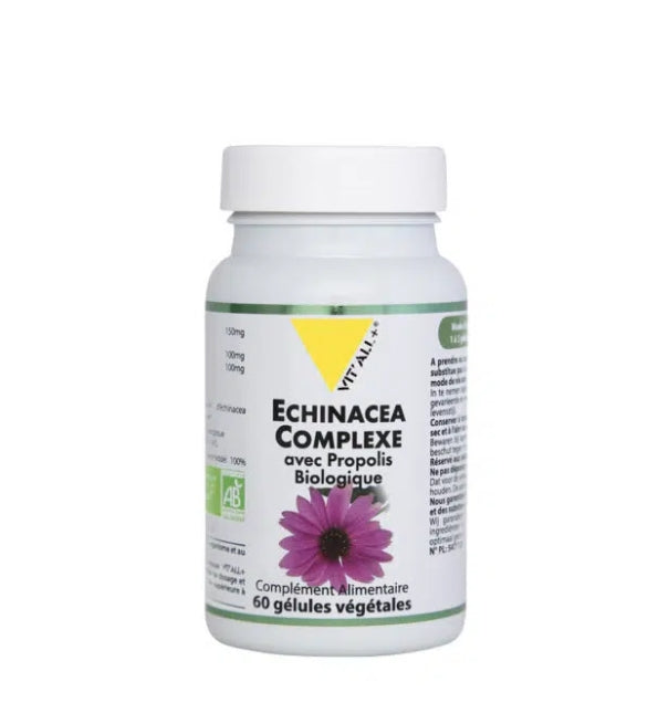 VITALL PLUS Échinacéa Complexe Bio Propolis 60 Gélules
