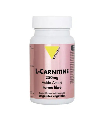 VITALL PLUS L-Carnitine 250mg 50 Gélules
