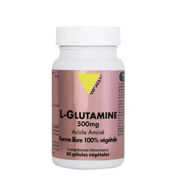 VITALL PLUS L-Glutamine 500mg 60 gélules