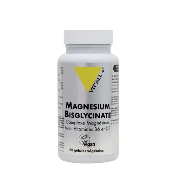 VITALL PLUS Magnésium Bisglycinate 60 gélules