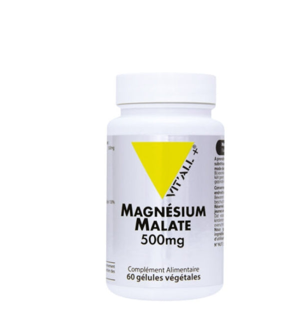 VITALL PLUS Magnésium Malate 500mg 60 Gélules