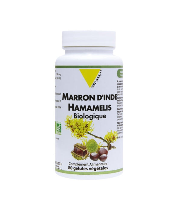 VITALL PLUS Marron d'Inde Hamamelis 80 Gélules