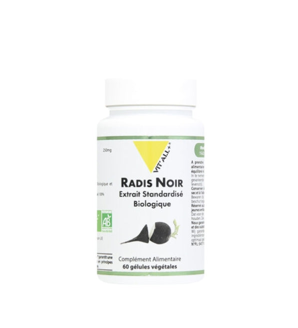 VITALL PLUS Radis Noir 250mg 60 Gélules
