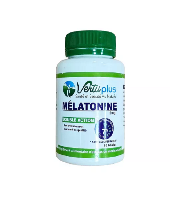 VERTUPLUS Vertu Plus Mélatonine 2 mg 60 gélules